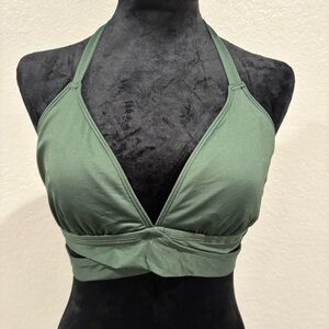 Kona Sol Sage Halter Bralette Bikini Top